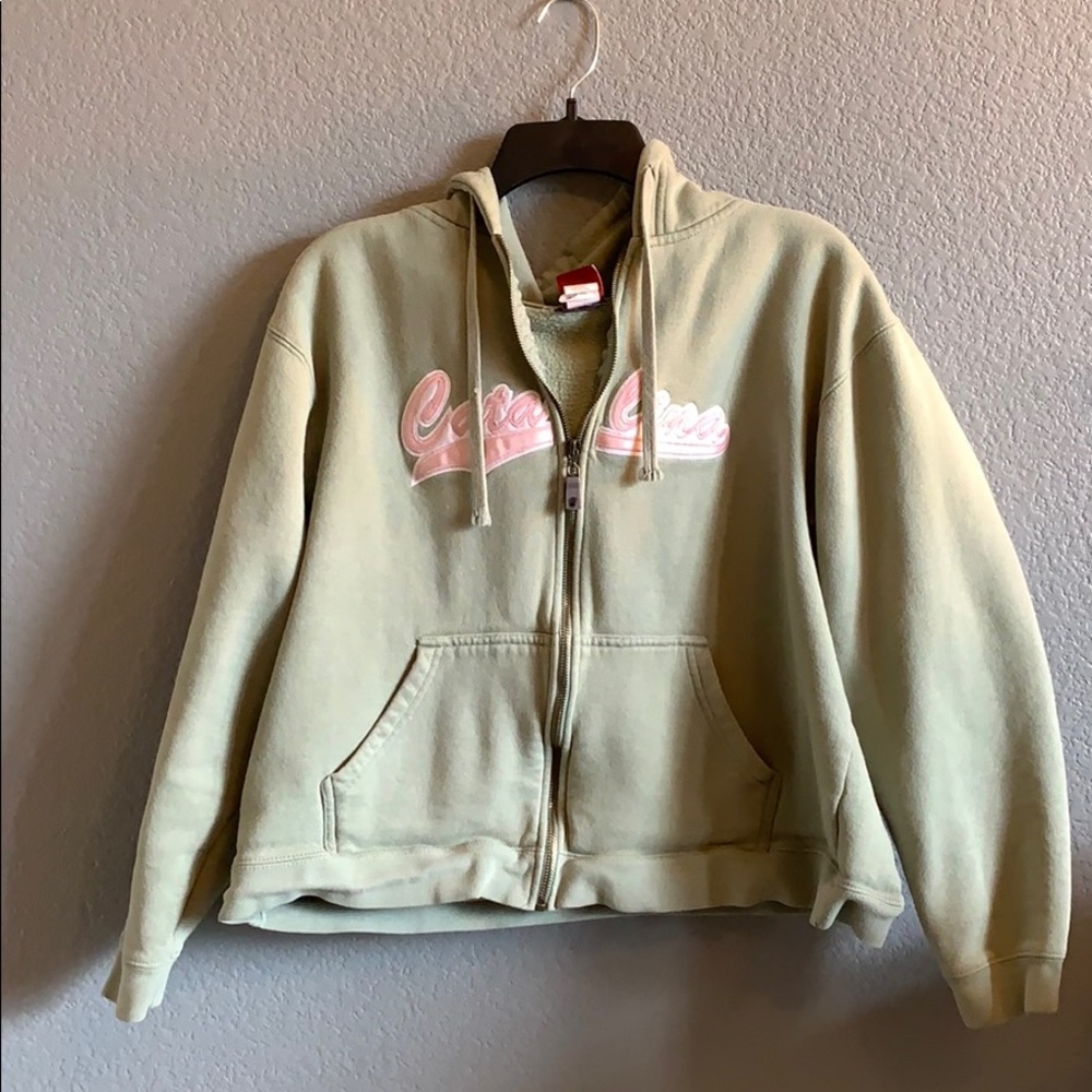 Green sweatshirt